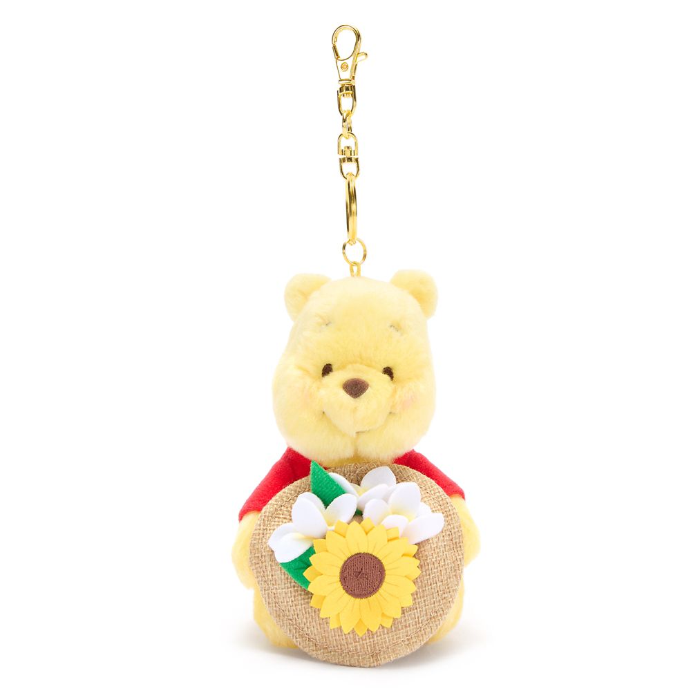 Rakuten - 【取寄せ】 ディズニー Disney US公式商品 くまのプーさん ぷーさん プーさん pooh ディズニーストア ディズニーストアー キーチェーン アクセサリー キーホルダー チャーム 飾り ジュエリー ぬいぐるみ 人形 おもちゃ 12.5cm [並行輸入品] Winnie the Pooh Summertime Plu