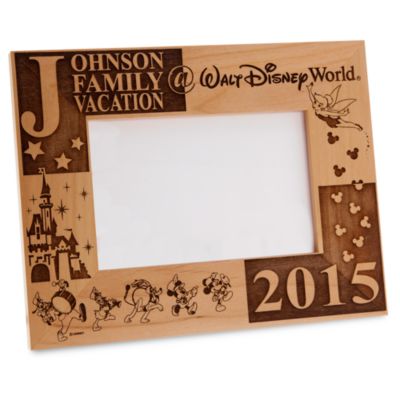 �ڼ�󤻡ۥǥ����ˡ� Disney US�������� ������ȥǥ����ˡ����� �ե��ȥե졼�� �̿��ե졼�� �̿�Ω�� �� 15cm 10cm ����Х��֥饶���� [�¹�͢����] Walt Disney World 2016 Frame by Arribas - 4'' x 6'' Personalizable