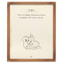  ディズニー Disney US公式商品 ダンボ Dumbo デカール ウォールデカール 木製 インテリア アート 絵画  Framed Wood Wall Decore ''The Very Things That Held You Down'' グッズ ストア プレゼント ギフト クリスマス 誕生日 人気