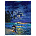 y񂹁z fBYj[ Disney USi ~bL[}EX ~bL[ ~j[}EX ~j[ G G A[g WN[ W[N[ WN[ŉ CeA    LoX [sAi] Mickey and Minnie Mouse ''Romance Under the Moonlight'' Giclee on Canva