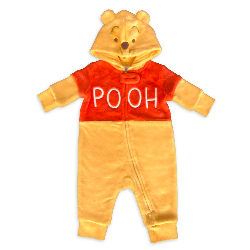 【取寄せ】 ディズニー Disney US公式商品 くまのプーさん ぷーさん プーさん pooh ロンパース 洋服 コスチューム 衣装 ドレス 服 コスプレ ハロウィン ハロウィーン フリース ベビー 赤ちゃん 幼児 女の子 男の子 [並行輸入品] Winnie the Pooh Fleece Costume Romper for Bのサムネイル