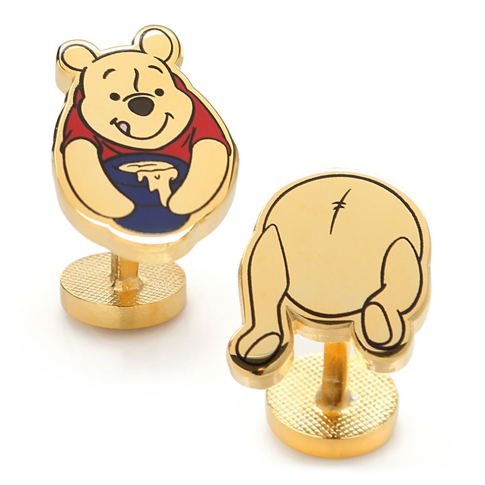 【取寄せ】 ディズニー Disney US公式商品 くまのプーさん ぷーさん プーさん pooh カフス ジュエリー アクセサリー [並行輸入品] Winnie the Pooh Cufflinks グッズ ストア プレゼント ギフト クリスマス 誕生日 人気