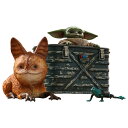 【取寄せ】 ディズニー Disney US公式商品 スターウォーズ マンダロリアン ヨーダ グローグー ベビーヨーダ フィギュア 置物 人形 おもちゃ セット ...