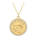 【取寄せ】 ディズニー Disney US公式商品 ライオンキング シンバ ネックレス ジュエリー アクセサリー 大メダル メダル メダリオン クリスル CRI...