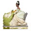 【取寄せ】 ディズニー Disney US公式商品 プリンセスと魔法のキス ティアナ プリンセス ルイス プリンセスと魔法まほうのキス ワニ 置物 フィギュア ジムショア 人形 おもちゃ [並行輸入品] Tiana and Louis White Woodland Figure by Jim Shore ? The Princess the Frog