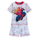 【あす楽】 ディズニー Disney US公式商品 スパイダーマン セット 半そで 半ズボン 男の子用 子供 パジャマ 寝具 部屋着 男の子 ボーイズ [並行輸入品] Spider-Man Short Sleep Set for Boys グッズ ストア プレゼント ギフト クリスマス 誕生日 人気