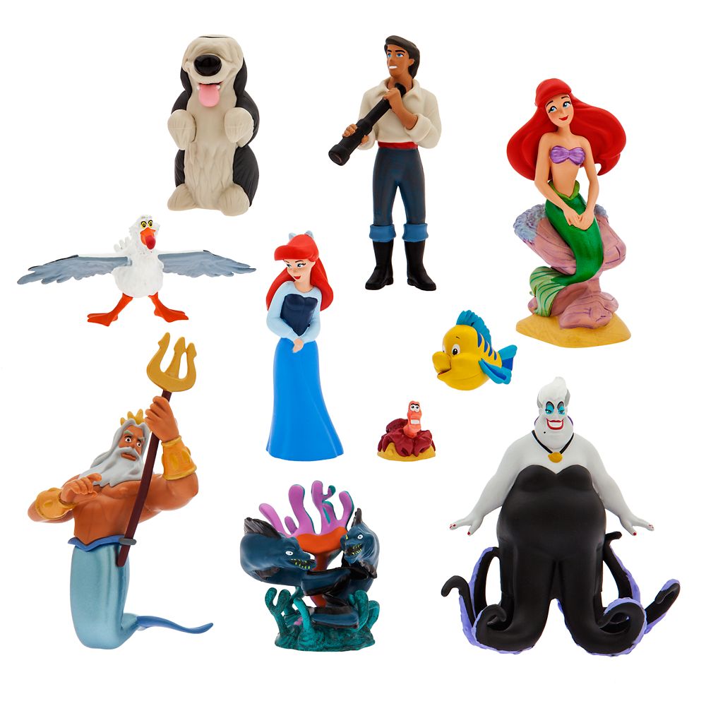 楽天ビーマジカル楽天市場店【取寄せ】 ディズニー Disney US公式商品 リトルマーメイド アリエル Ariel プリンセス おもちゃ 玩具 トイ フィギュア 置物 人形 セット [並行輸入品] The Little Mermaid Deluxe Figure Play Set グッズ ストア プレゼント ギフト クリスマス 誕生日 人気