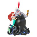 【1-2日以内に発送】 ディズニー Disney US公式商品 リトルマーメイド アリエル Ariel プリンセス アースラ 魔女 ヴィランズ ビランズ オーナメント クリスマスツリー 飾り デコレーション 歌う 声が出る英語 スケッチブック [並行輸入品] Ursula and Singing Living Ma