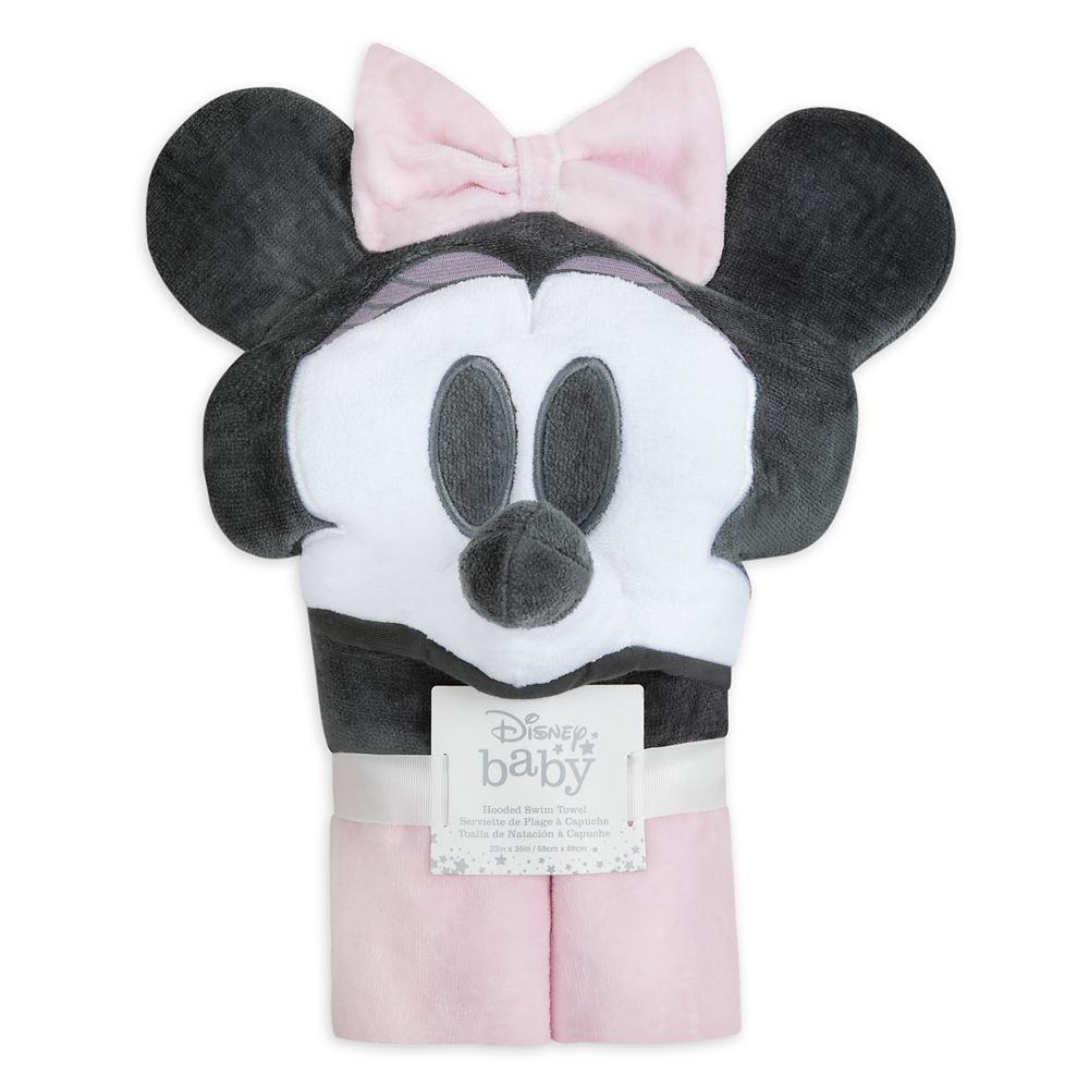 【取寄せ】 ディズニー Disney US公式商品 ミニーマウス ミニー タオル 布巾 フード付き バスタオル ビーチタオル 服 ベビー 赤ちゃん 幼児 女の子 男の子 [並行輸入品] Minnie Mouse Hooded Towel for Baby グッズ ストア プレゼント ギフト クリスマス 誕生日 人気