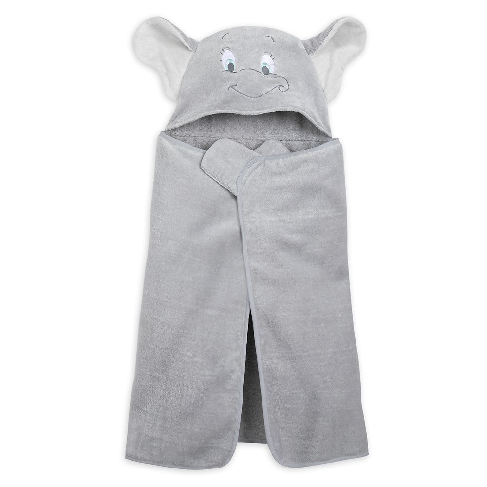 【取寄せ】 ディズニー Disney US公式商品 ダンボ Dumbo タオル 布巾 フード付き バスタオル ビーチタオル 服 ベビー 赤ちゃん 幼児 女の子 男の子 [並行輸入品] Hooded Towel for Baby グッズ ストア プレゼント ギフト クリスマス 誕生日 人気