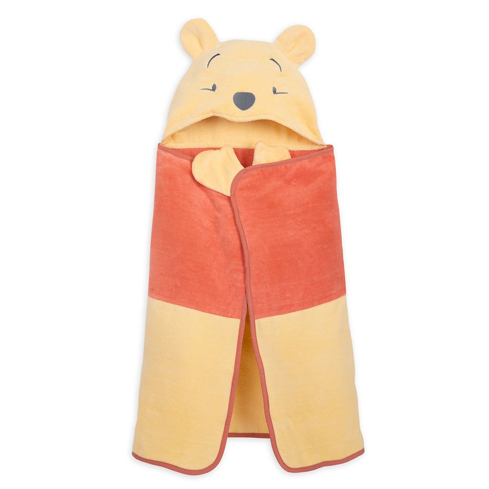 【取寄せ】 ディズニー Disney US公式商品 くまのプーさん ぷーさん プーさん pooh タオル 布巾 フード付き バスタオル ビーチタオル 服 ベビー 赤ちゃん 幼児 女の子 男の子 [並行輸入品] Winnie the Pooh Hooded Towel for Baby グッズ ストア プレゼント ギフト クリスマ