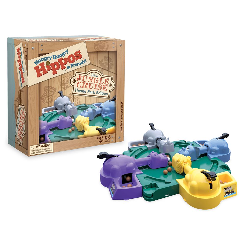 【取寄せ】 ディズニー Disney US公式商品 ジャングルクルーズ ゲーム おもちゃ 並行輸入品 Hungry Hippos Game: Jungle Cruise Theme Park Edition グッズ ストア プレゼント ギフト クリスマス 誕生日 人気