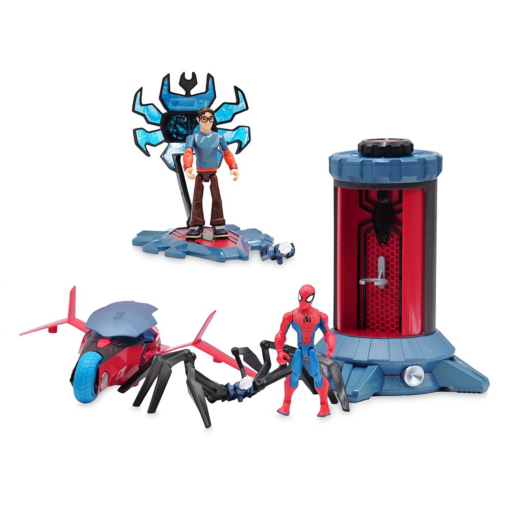【取寄せ】 ディズニー Disney US公式商品 スパイダーマン マーベル Marvel おもちゃ 玩具 トイ フィギュア 置物 人形 アクションフィギュア 模型 セット トイボックス [並行輸入品] Spider-Man Action Figure and Crime Lab Play Set ? Toybox グッズ ストア プレゼント ギ