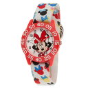【取寄せ】 ディズニー Disney US公式商品 ミニーマウス 腕時計 子供 キッズ 女の子 男の子 [並行輸入品] Minnie Mouse Icon Time Teacher Watch - Kids グッズ ストア プレゼント ギフト 誕生日 人気 クリスマス 誕生日 プレゼント ギフト