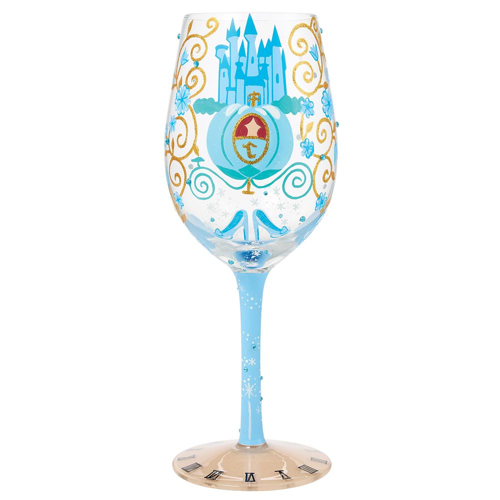 【取寄せ】 ディズニー Disney US公式商品 シンデレラ プリンセス ドリーム グラス コップ カップ ガラス [並行輸入品] Cinderella ''Midnight Dreams'' Stemmed Glass by Lolita グッズ ストア プレゼント ギフト クリスマス 誕生日 人気