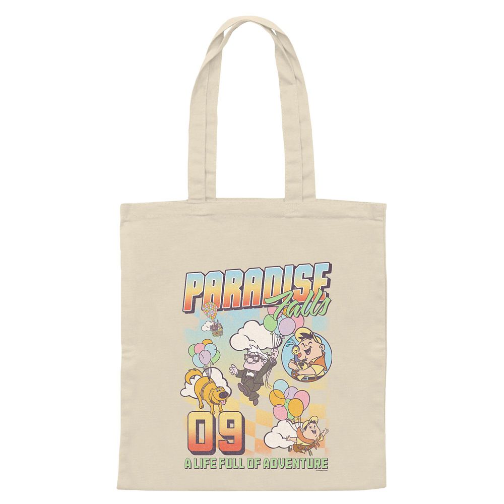 Rakuten - 【取寄せ】 ディズニー Disney US公式商品 トートバッグ バック 鞄 かばん 手提げ バッグ キャンバス [並行輸入品] Up Canvas Tote Bag グッズ ストア プレゼント ギフト クリスマス 誕生日 人気