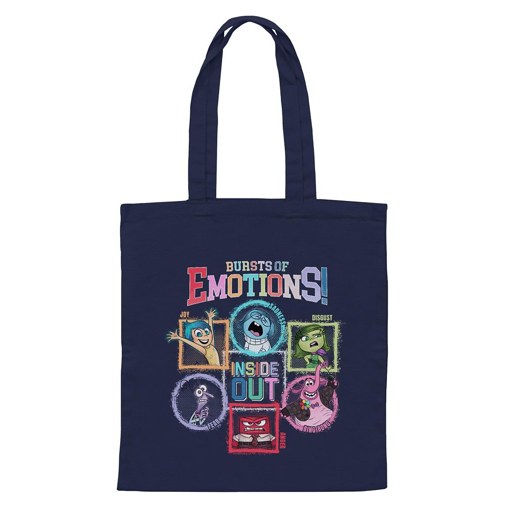 乐天商城 - 【取寄せ】 ディズニー Disney US公式商品 インサイドヘッド Inside Out トートバッグ バック 鞄 かばん 手提げ バッグ キャンバス [並行輸入品] Inside Out Canvas Tote Bag グッズ ストア プレゼント ギフト クリスマス 誕生日 人気