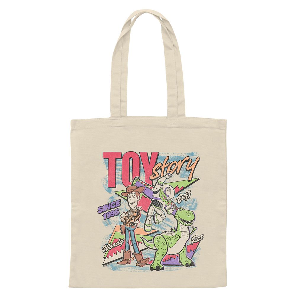 乐天商城 - 【取寄せ】 ディズニー Disney US公式商品 トイストーリー トートバッグ バック 鞄 かばん 手提げ バッグ キャンバス [並行輸入品] Toy Story Canvas Tote Bag グッズ ストア プレゼント ギフト クリスマス 誕生日 人気