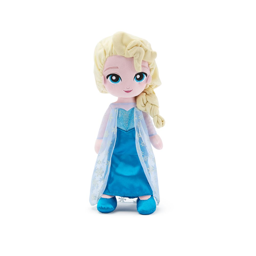 【取寄せ】 ディズニー Disney US公式商品 アナと雪の女王 アナ雪 アナ エルサ プリンセス ぬいぐるみ 人形 おもちゃ ドール フィギュア 35cm [並行輸入品] Elsa Plush Doll ? Frozen ? 14'' グッズ ストア プレゼント ギフト クリスマス 誕生日 人気