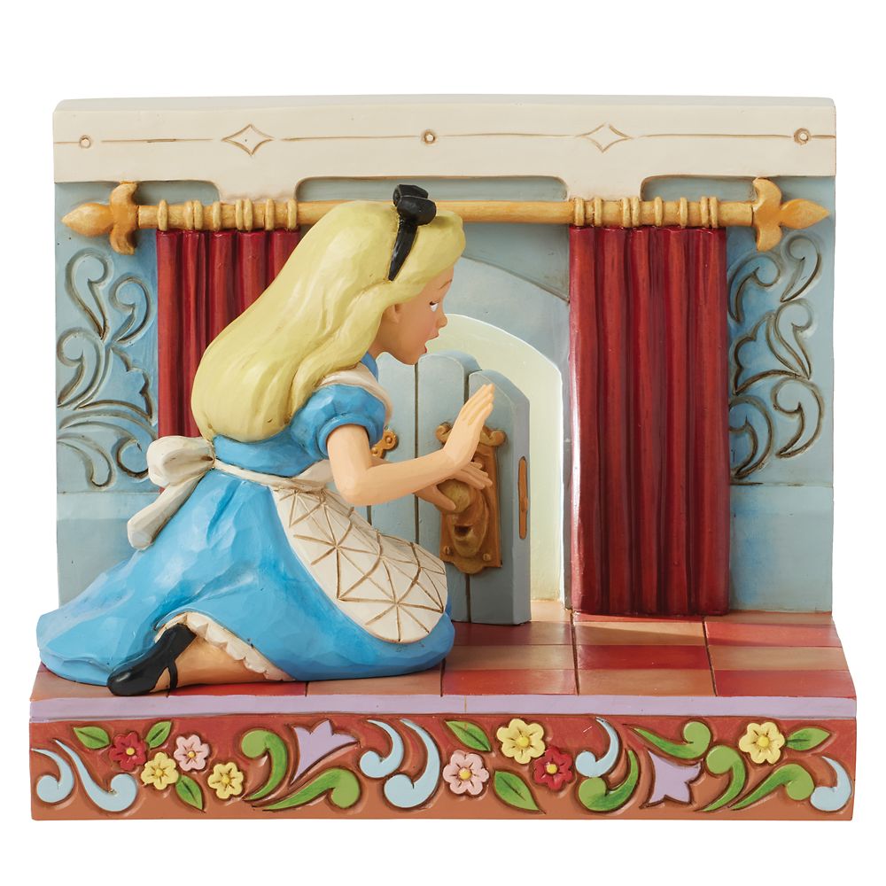 Rakuten - 【取寄せ】 ディズニー Disney US公式商品 アリス ふしぎの国のアリス 置物 フィギュア ジムショア 人形 光る ライトアップ おもちゃ [並行輸入品] Alice in Wonderland ''Curiouser and Curiouser'' Light-Up Figure by Jim Shore プレゼント ギフト