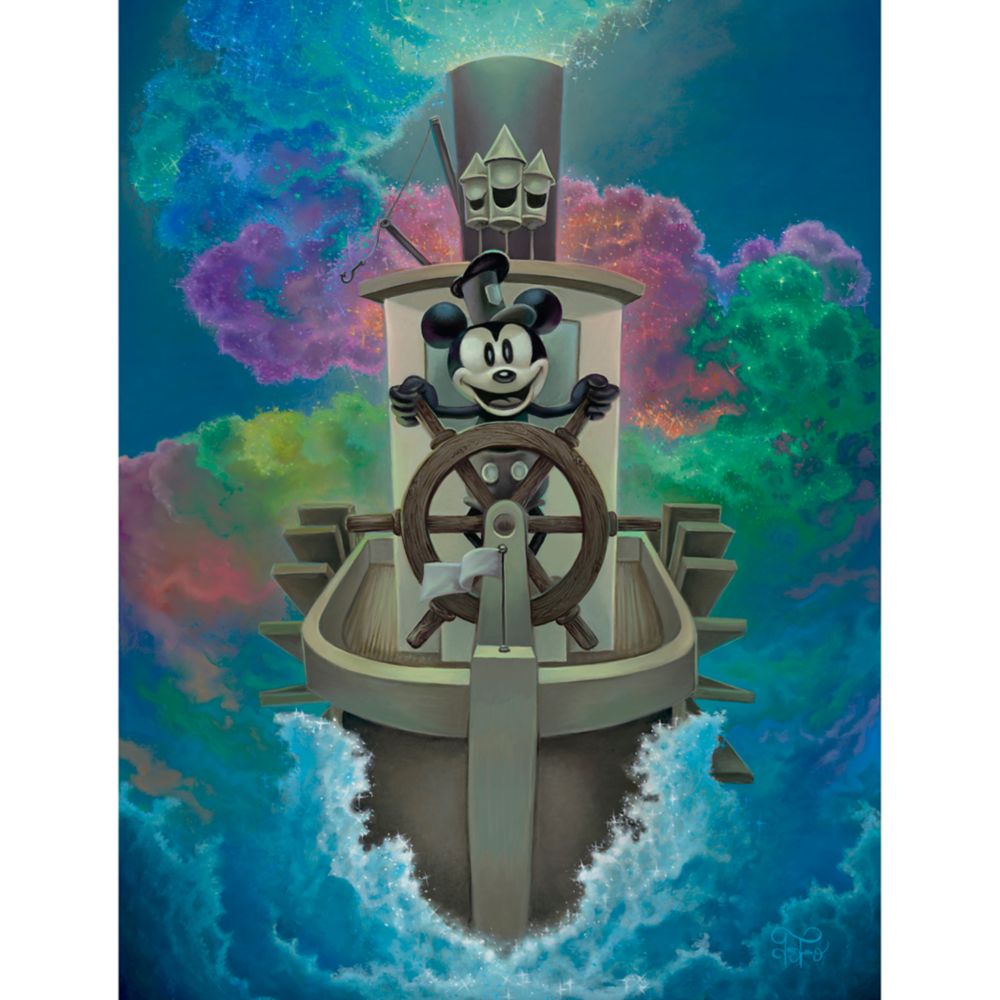 Rakuten - 【取寄せ】 ディズニー Disney US公式商品 ミッキーマウス ミッキー 限定版 限定 キャンバス [並行輸入品] Mickey Mouse ''Willie’s Exploration of Color'' Canvas Artwork by Jared Franco ? Limited Edition グッズ ストア プレゼント ギフト クリスマス 誕生日 人気