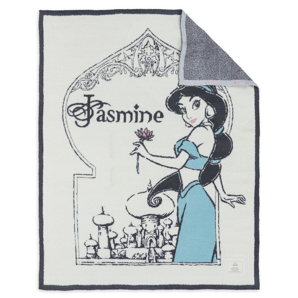 Rakuten - 【取寄せ】 ディズニー Disney US公式商品 アラジン ジャスミン プリンセス ドリーム ブランケット 毛布 タオル ベアフットドリームズ [並行輸入品] Jasmine CozyChic? Blanket by Barefoot Dreams ? Aladdin グッズ ストア プレゼント ギフト クリスマス 誕生日 人気