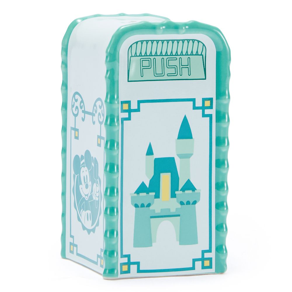 【取寄せ】 ディズニー Disney US公式商品 ミッキーマウス ミッキー ディズニーパークス トラッシュカン ディズニーパーク 塩コショウ入れ ソルト ペッパー シェイカー ゴミ箱 [並行輸入品] Mickey Mouse Disney Parks Trash Can Salt or Pepper Shaker ? Teal