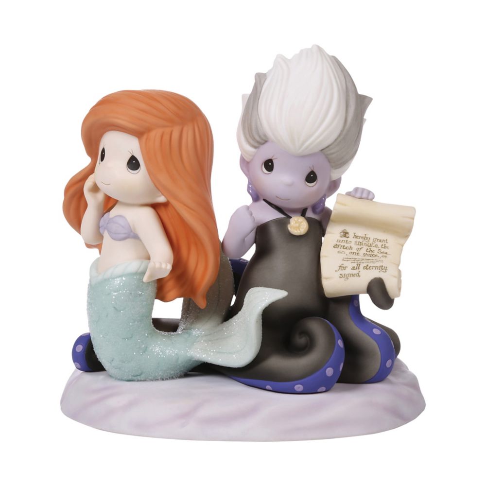 Rakuten - 【取寄せ】 ディズニー Disney US公式商品 リトルマーメイド アリエル Ariel プリンセス アースラ 魔女 ヴィランズ ビランズ プレシャスモーメント 置物 フィギュア 人形 おもちゃ [並行輸入品] Ariel and Ursula ''Make Waves in the Sea'' Figure by Precious Moments