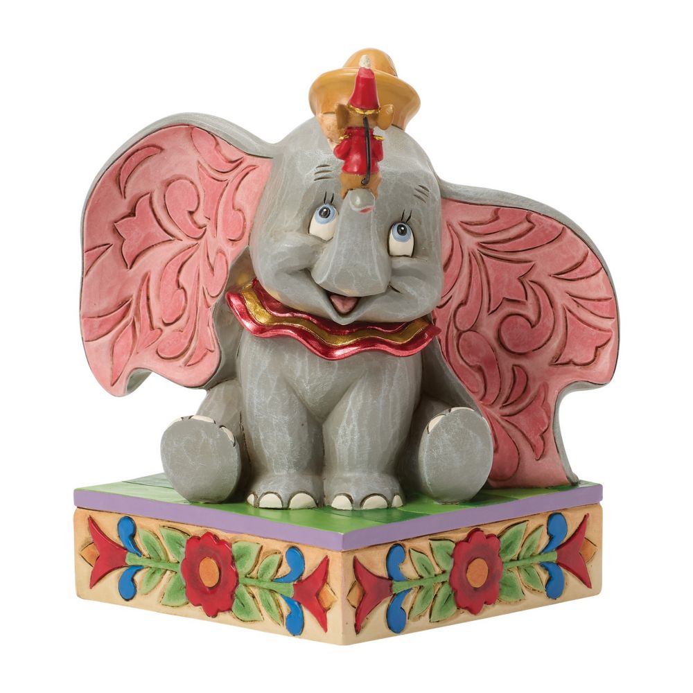  ディズニー Disney US公式商品 ダンボ Dumbo ティモシー Timothy ねずみ ネズミ 置物 フィギュア ジムショア 人形 おもちゃ  Dumbo and Timothy Mouse ''Big Ears， Bigger Friendship'' Figure by Jim Shore グッズ ストア プレゼント ギフト
