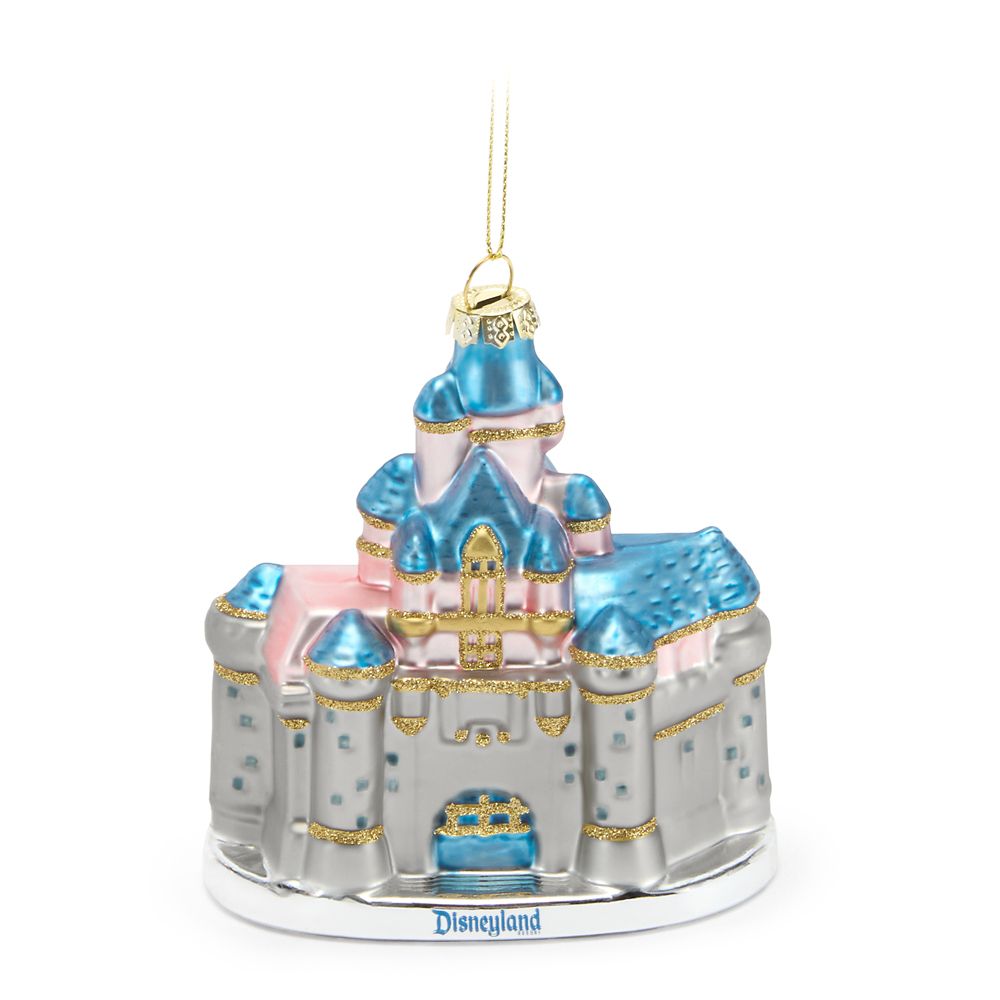  ディズニー Disney US公式商品 眠れる森の美女 オーロラ姫 プリンセス お城 キャッスル ディズニーランド オーナメント クリスマスツリー 飾り デコレーション 城  Sleeping Beauty Castle Glass Ornament ? Disneyland グッズ ストア プレゼン