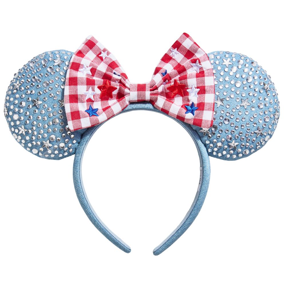 乐天商城 - 【取寄せ】 ディズニー Disney US公式商品 ミニーマウス ミニー 大人用 大人 ヘッドバンド ヘアアクセサリー イヤーヘッドバンド アクセサリー アメリカン バンド [並行輸入品] Minnie Mouse Americana Ear Headband for Adults by BaubleBar プレゼント ギフト