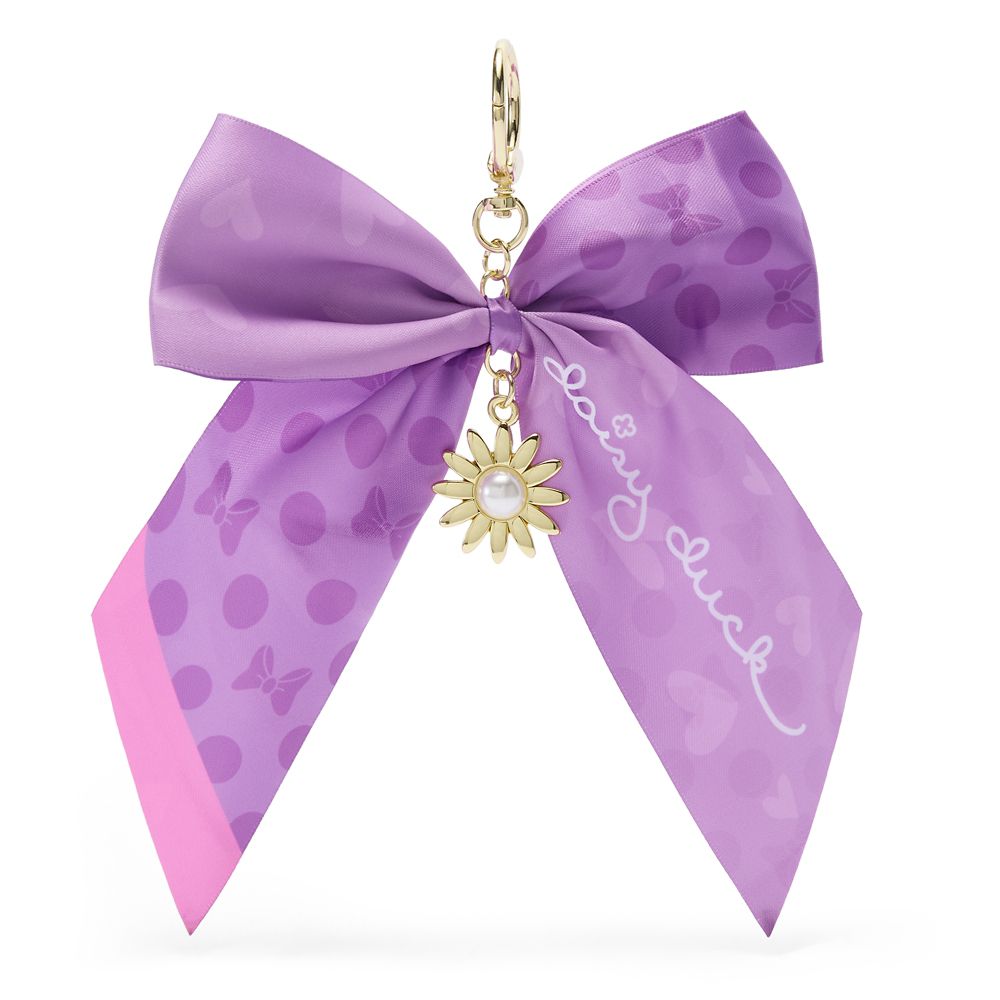 乐天商城 - 【取寄せ】 ディズニー Disney US公式商品 デイジーダック デイジー Daisy Duck チャーム 飾り ジュエリー アクセサリー キーホルダー リボン [並行輸入品] Daisy Duck Bow Bag Charm グッズ ストア プレゼント ギフト クリスマス 誕生日 人気