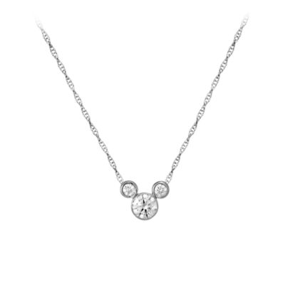 【取寄せ】ディズニー Disney US公式商品 ミッキーマウス ネックレス ジュエリー アクセサリー 【小サイズ】 [並行輸入品] Mickey Mouse Necklace - Small
