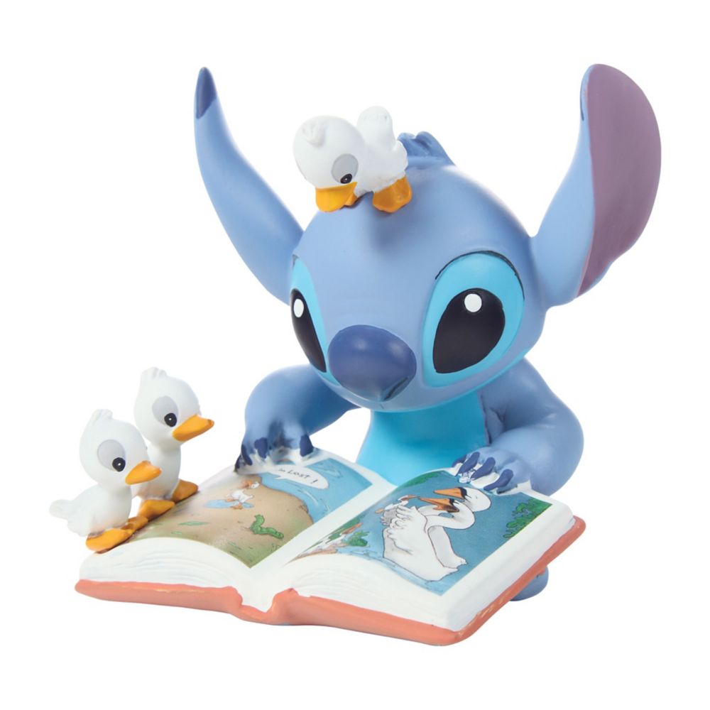乐天商城 - 【取寄せ】 ディズニー Disney US公式商品 スティッチ リロとスティッチ リロ プレシャスモーメント 置物 フィギュア 人形 おもちゃ ミニ [並行輸入品] Stitch and Ducklings ''I'm Lost'' Mini Figure by Precious Moments ? Lilo & Stitch グッズ ストア プレゼント