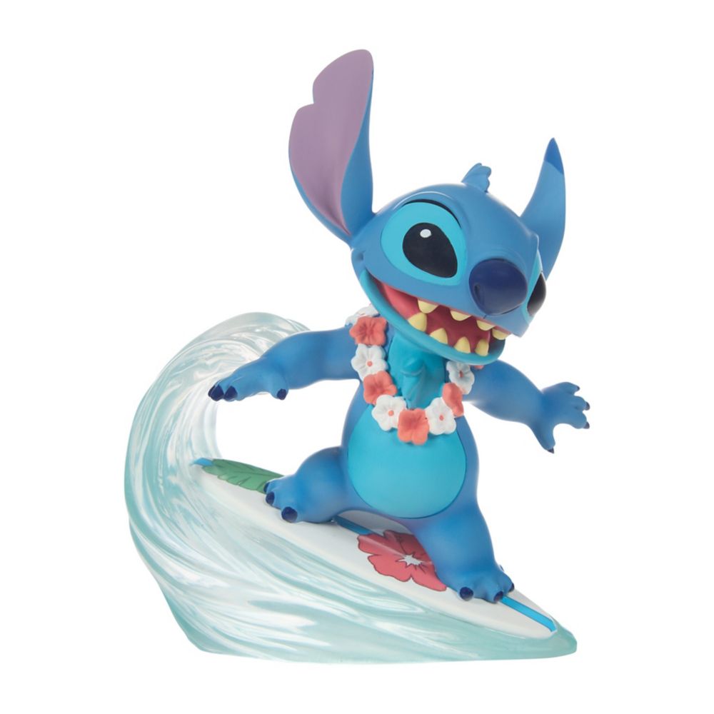 樂天商城 - 【取寄せ】 ディズニー Disney US公式商品 スティッチ リロとスティッチ リロ プレシャスモーメント 置物 フィギュア 人形 おもちゃ [並行輸入品] Stitch ''Riding the Waves'' Figure by Precious Moments ? Lilo & Stitch グッズ ストア プレゼント ギフト クリスマ
