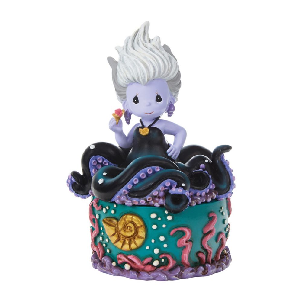 乐天商城 - 【取寄せ】 ディズニー Disney US公式商品 リトルマーメイド アリエル Ariel プリンセス アースラ 魔女 ヴィランズ ビランズ プレシャスモーメント 置物 フィギュア 人形 小物入れ 箱 ボックス 容器 小箱 トリンケット ポット ジャー 食器 [並行輸入品] Ursula ''Diva o