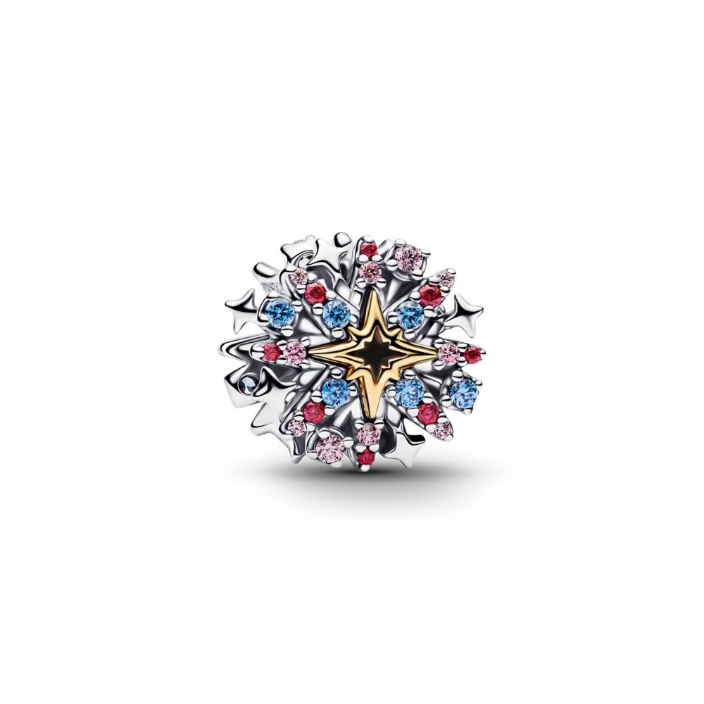 Rakuten - 【取寄せ】 ディズニー Disney US公式商品 ディズニーパークス パンドラ PANDORA ディズニーパーク チャーム 飾り ジュエリー アクセサリー [並行輸入品] Disney Parks Fireworks Show Charm by Pandora グッズ ストア プレゼント ギフト クリスマス 誕生日 人気