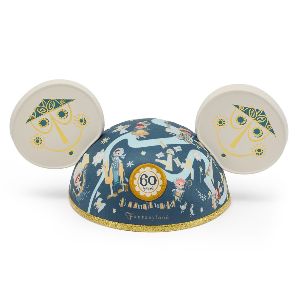 Rakuten - 【取寄せ】 ディズニー Disney US公式商品 イッツアスモールワールド 大人用 大人 イヤーハット ミッキー 耳 帽子 ハット イヤーキャップ ミッキーマウス 60周年記念 [並行輸入品] ''It's a small world'' 60th Anniversary Ear Hat for Adults プレゼント ギフト