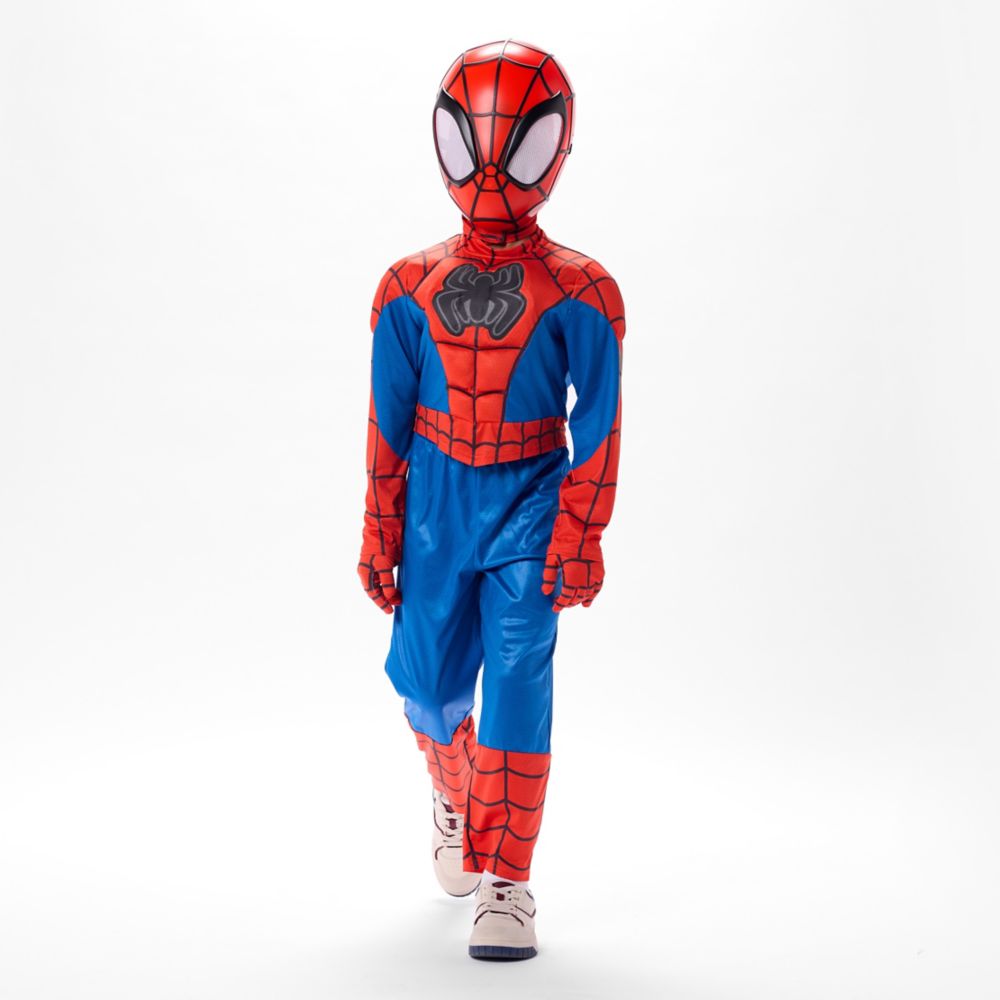 【取寄せ】 ディズニー Disney US公式商品 スパイディとすごいなかまたち 子供 キッズ 女の子 男の子 コスチューム 衣装 ドレス 服 コスプレ ハロウィン ハロウィーン 音が出る [並行輸入品] Spidey Costume with Sound for Kids ? Spidey and His Amazing Friends