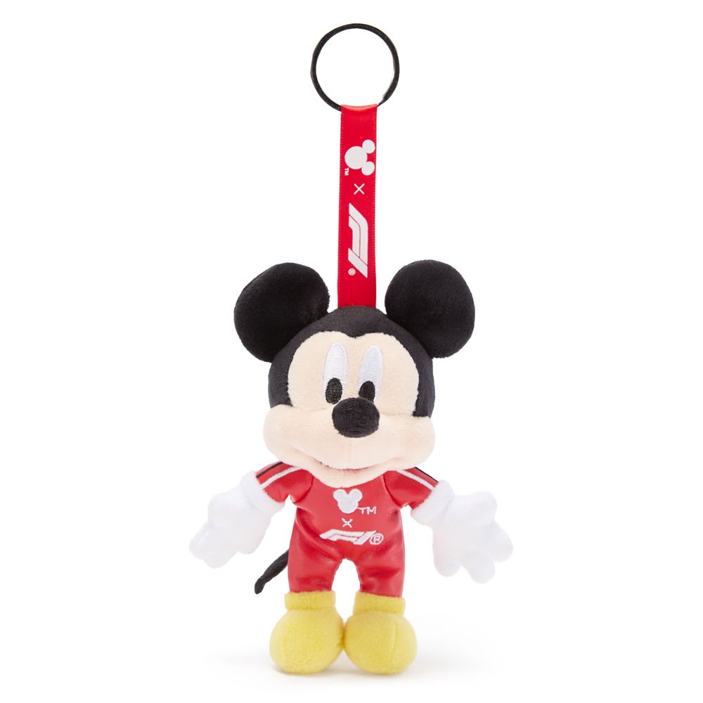 Rakuten - 【取寄せ】 ディズニー Disney US公式商品 ミッキーマウス ミッキー キーチェーン アクセサリー キーホルダー ぬいぐるみ 人形 おもちゃ [並行輸入品] Disney x Formula 1? Mickey Mouse Plush Keychain グッズ ストア プレゼント ギフト クリスマス 誕生日 人気