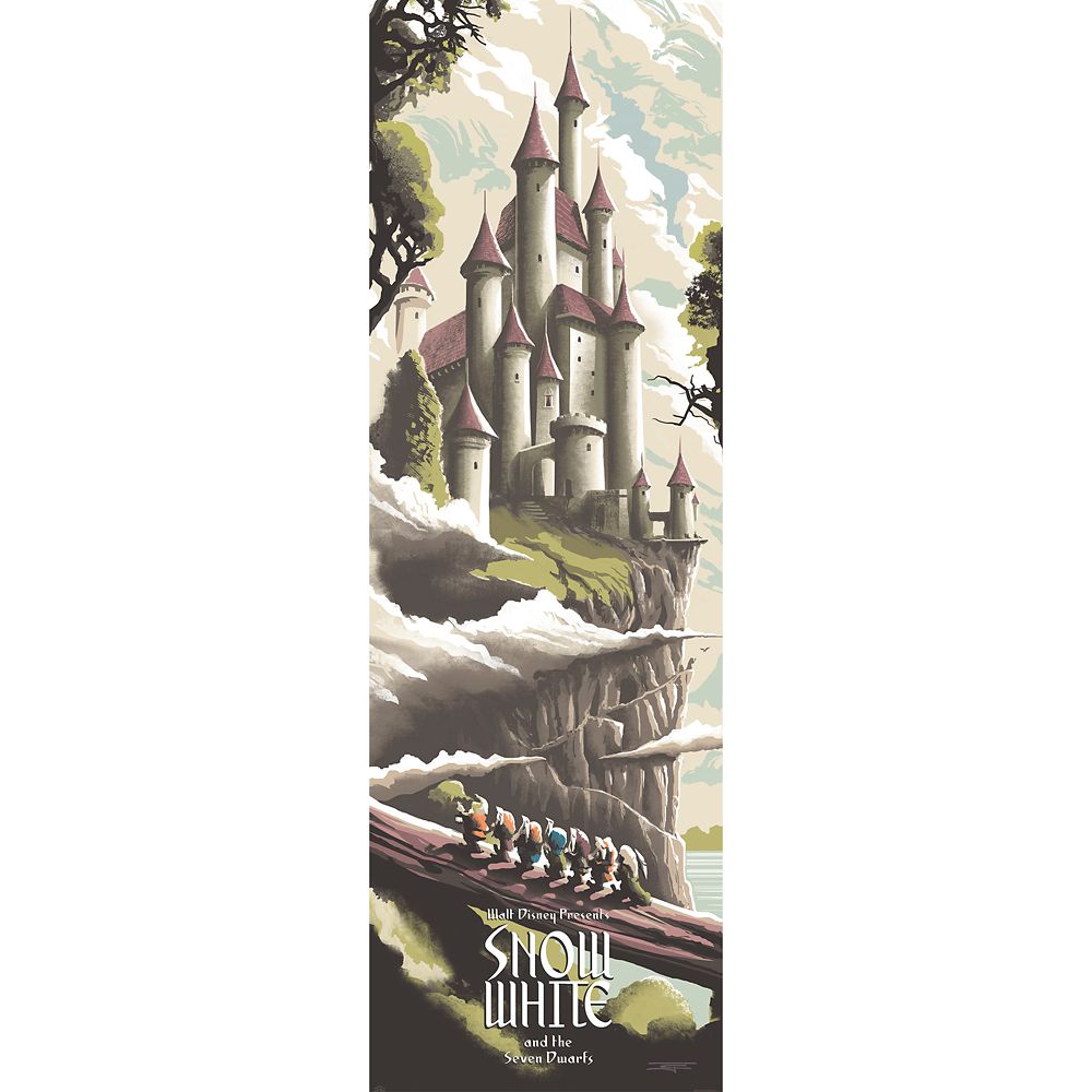 【取寄せ】 ディズニー Disney US公式商品 白雪姫 7人の小人たち プリンセス 限定版 ハード 限定 キャンバス キャンバスアート 絵画 絵 アート インテリア 壁 装飾 デザイン [並行輸入品] ''Snow White and the Seven Dwarfs'' Gallery Wrapped Canvas by JC Richard Li