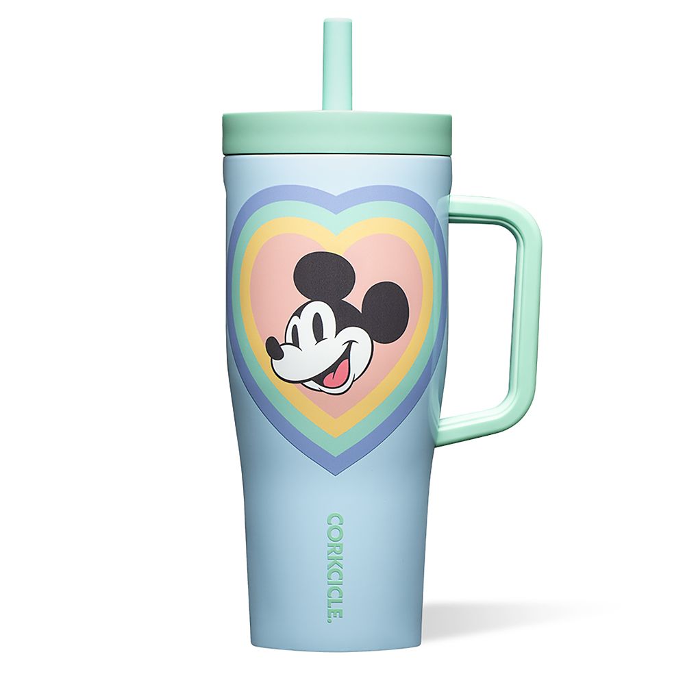 乐天商城 - 【取寄せ】 ディズニー Disney US公式商品 ミッキーマウス ミッキー ストロー カップ コップ 食器 おもちゃ 玩具 ストロー付き ステンレス製 コークシクル タンブラー [並行輸入品] Mickey Mouse Stainless Steel 20 oz. Cruiser Cup with Straw by Corkcicle
