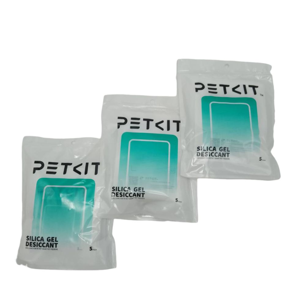 シリカゲル乾燥剤 送料無料 徳用ボリュームパック フレッシュエレメント自動給餌器専用 5個パック×3セット(計15個) PETKIT「フレッシュエレメント」「フレッシュエレメント ミニ」共通