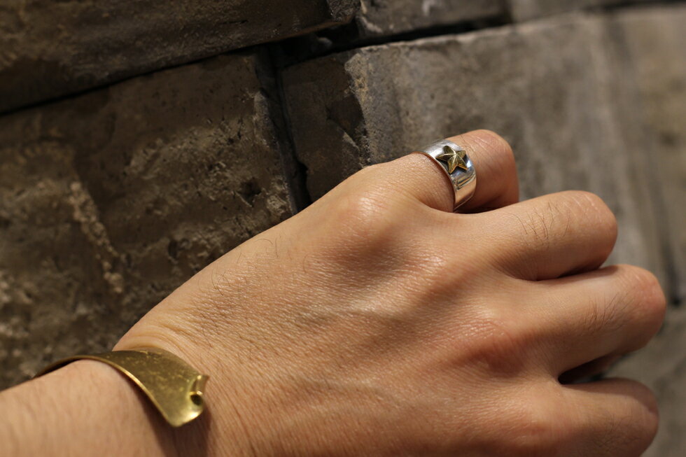 Amp Japan スターピンキー トゥリング 9ah 3 アンプジャパン Star Toe Ring フリーサイズ 9ah 3 小指 足指 ピンキーリング ギフト ブランド 芸能人 世界の 指輪 着用 銀 ラッピング 愛用 真鍮 メンズ プレゼント 星