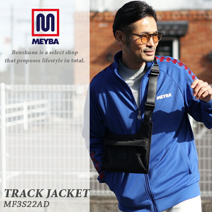 MEYBA メイバ トラックトップ MF3S22AD TERRACE TRACK JACKET ブルー XS-2XL ユニセックス 袖ライン ジ..