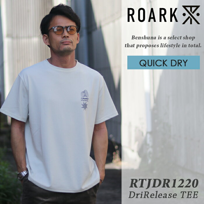 Rakuten - ROARK ロアーク DRY 半袖Tシャツ RTJDR1220 オフホワイト 