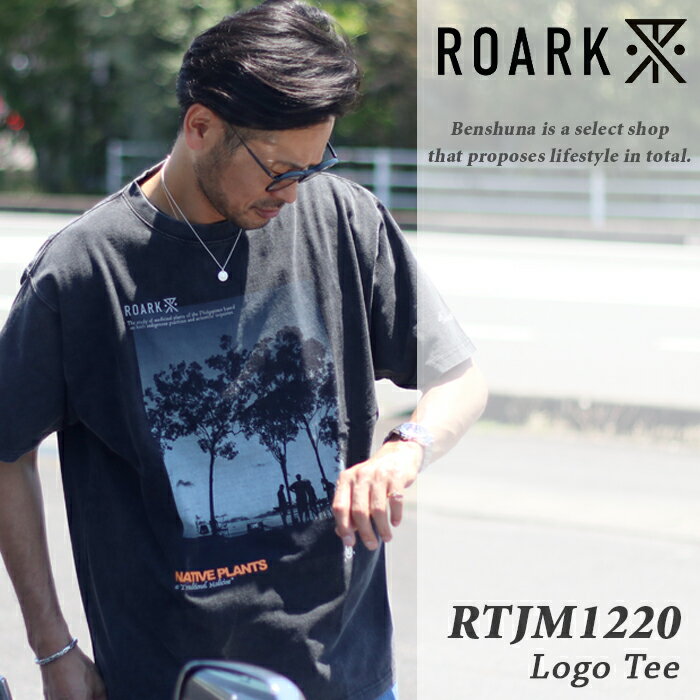 Rakuten - ROARK ロアーク ヴィンテージ加工Tシャツ RTJM1202 ブラック 2026年春夏新作 