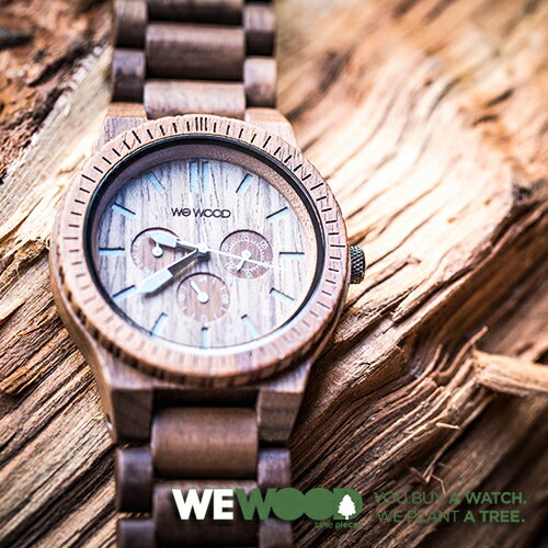 WEWOOD 木製腕時計 『KAPPA』 メンズ 全9種 / ウィーウッド ウッド アナログウォッチ 生活防水 電池式 サイズ調整 人気ブランドウォッチ プレゼント ラッピング ナチュラル 軽い