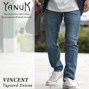 YANUK ヤヌーク テーパードデニム 57203001 (OBL) オールドブルー VINCENT 2 / ヴィンセント メンズ 29-32サイズ デニム 日本製 岡山県 児島 イージーデニム ストレッチデニム デニット テーパード 濃紺 雑誌 オーシャン サファリ ヴィンテージ 国産 ブランド 大人