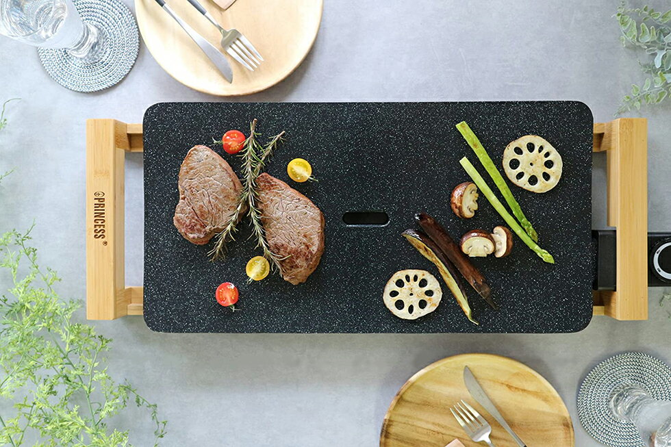 Table Grill Pure テーブルグリルピュア ホットプレート 出産祝い 新築祝い 結婚祝い 煙が出ない 木製 刻印 食洗器対応 プレゼント ラッピング ギフト 贈り物 ホワイト ブラック ベンシュナ
